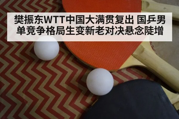 樊振东WTT中国大满贯复出 国乒男单竞争格局生变新老对决悬念陡增